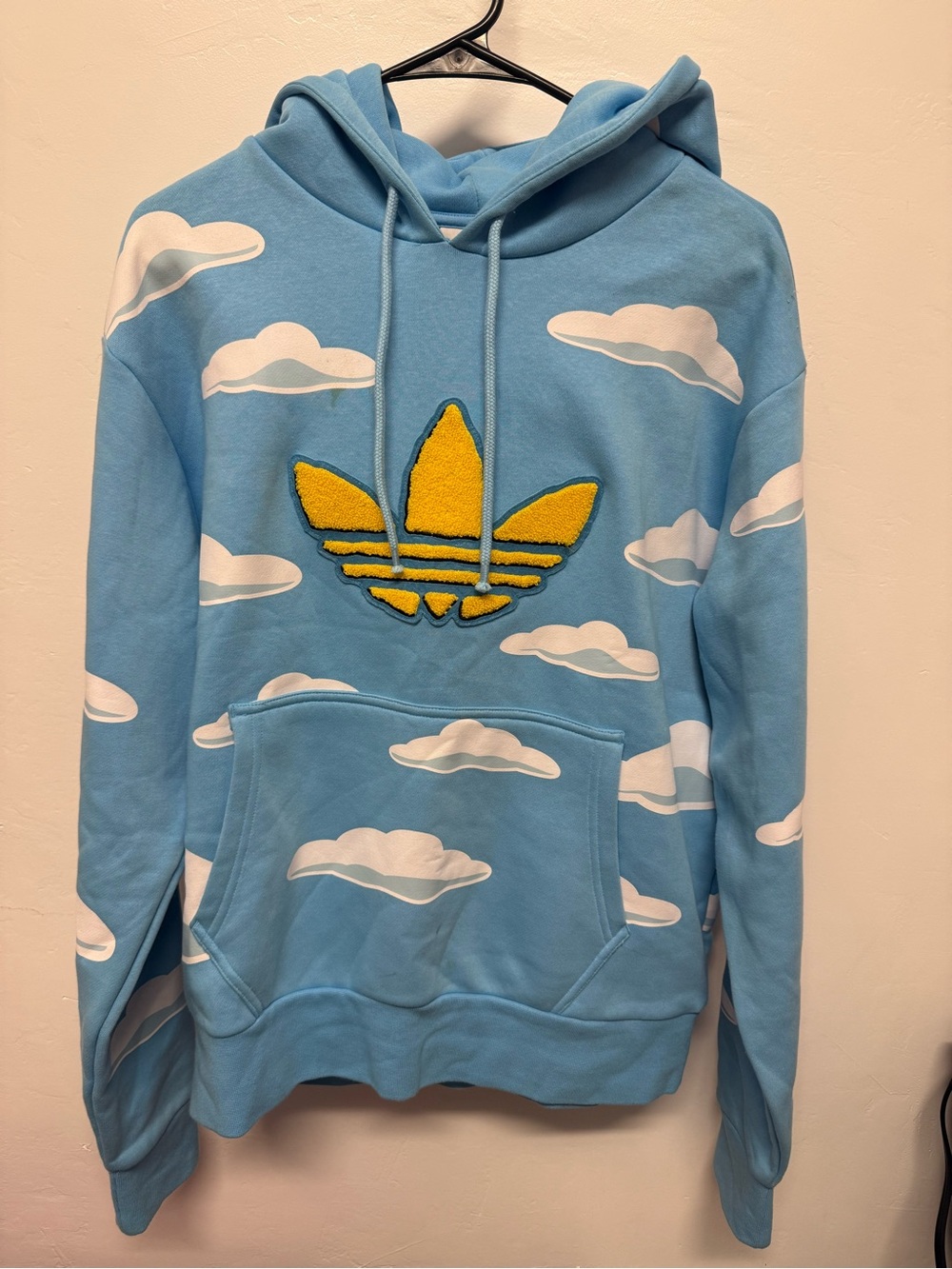 Adidas x The Simpsons Blue Cloud All Over Print Hoodie